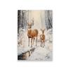 Vintage Christmas Metal Wall Decoration, Holiday Sticker Sign