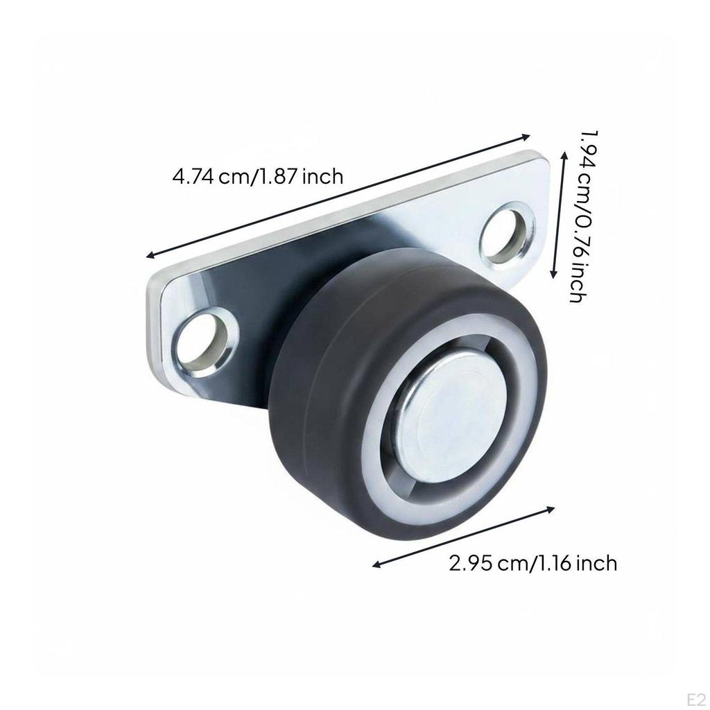 Sagging Door Support Roller Vertical Adjustment Silent Sliding LoadBearing Household