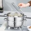 DEBORNER 304 Stainless Steel 2-Layer Steamer Soup Pot 26cm