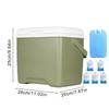 Cooler Box 13.8L Food Refrigerated Insulated Box Leakproof Reusable Car Refrigerator Ice Chest Food Containers For Fishing