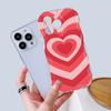Cartoon Pattern Cream Texture Casing Wavy Edge Soft Silicone Cover Phone Case for IPhone Samsung Huawei Honor Xiaomi Redmi OPPO Realme Vivo Infinix