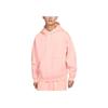 Nike Solid Color Logo Print Drawstring Hooded Fleece-Lined Sweatshirt Men Tops Pink DA0316-697