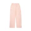 Li Ning Solid Color Lace-Up Soft Simple Versatile Loose Sports Long Pants Women bottoms AYKV516-5