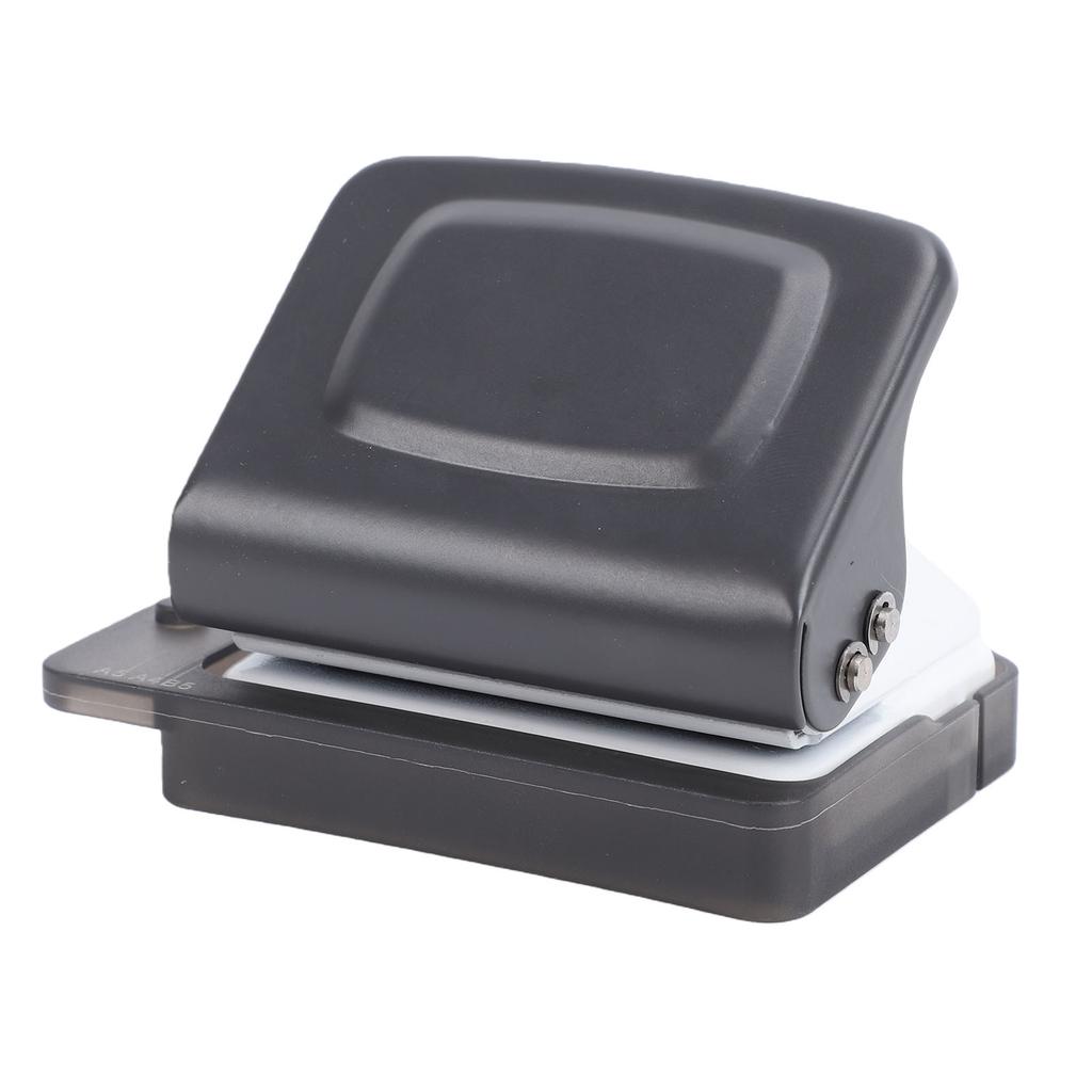 6 Hole Punch 5.5mm Hole Diameter 6mm Feed Depth Loose Leaf Paper Puncher for   B5   Notebook Journal Gray