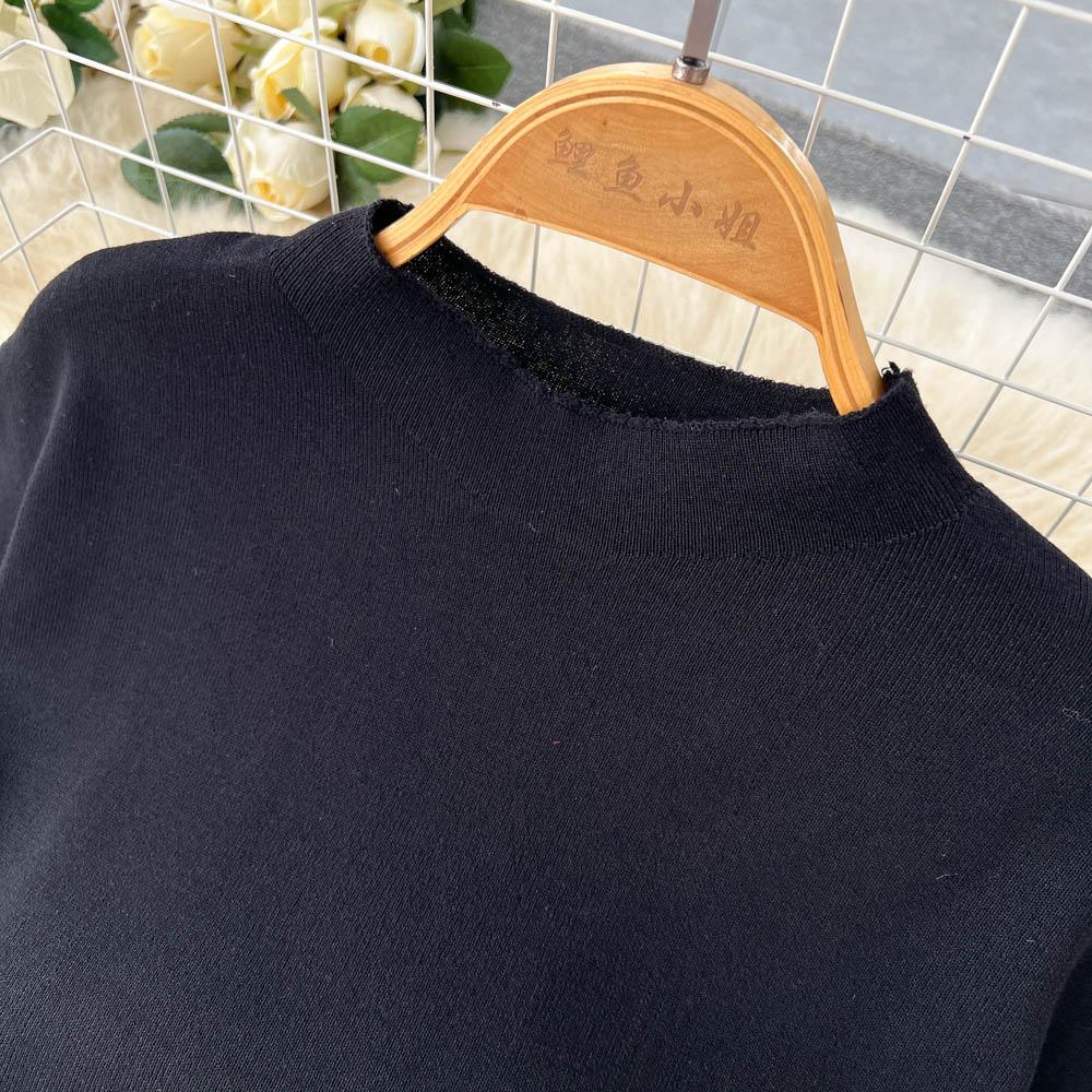 Ethnic Style Two-Piece Suit Women's Summer Temperament Short T-Shirt Top Printed High Waist Pleated Skirt