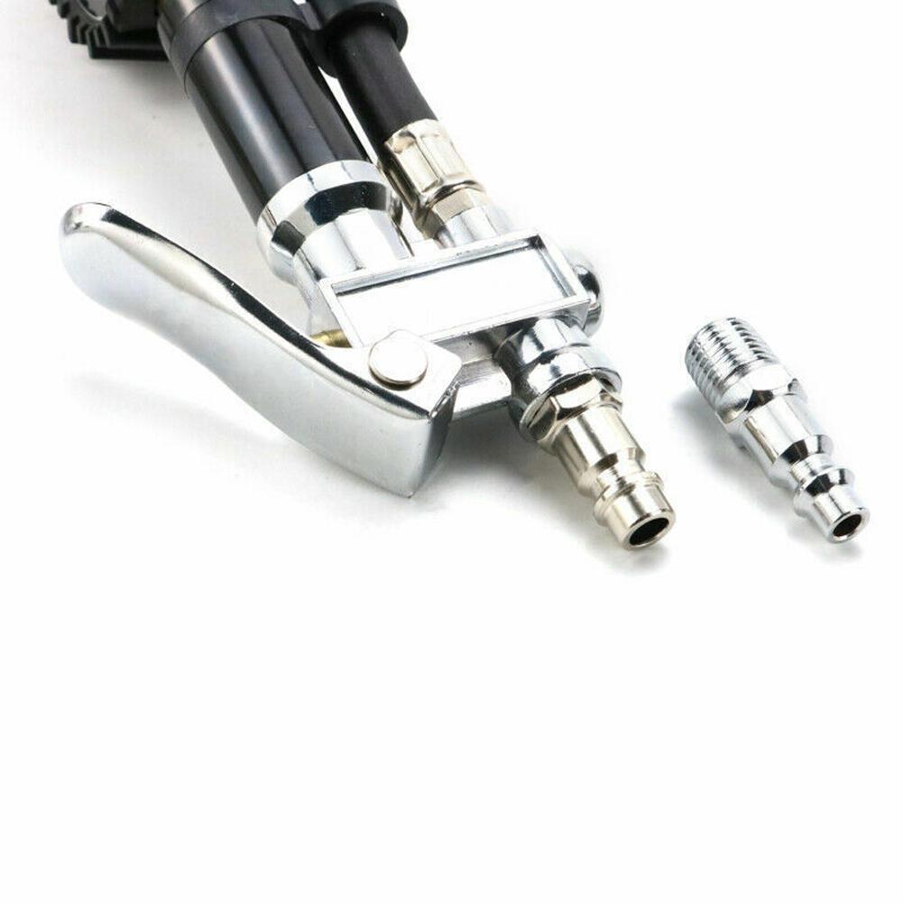 Digital Air Compressor LCD Display Car Tire Inflator Gun High Precision Air Line Clip-on Tyre Pump for Motorcycle Bicycle Auto