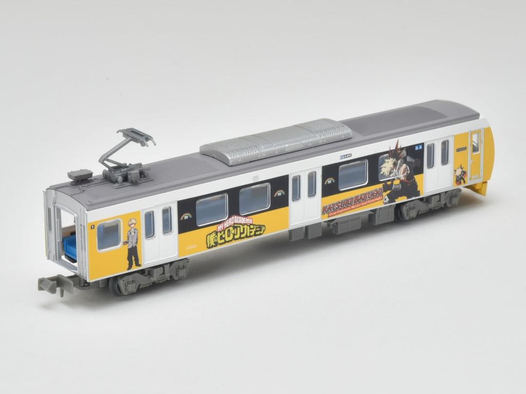 Railway Collection Tetsuro Shizuoka Railway A3000 Series My Hero Academia Bakugo Katsuki Set Diorama Supplies 2-Car