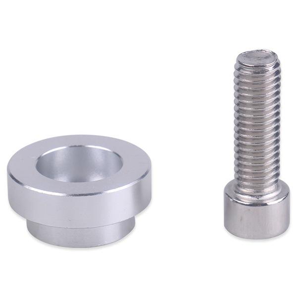Set of 4 Silver Metal Gearbox Socket Shift Lever Screws for Honda Cars