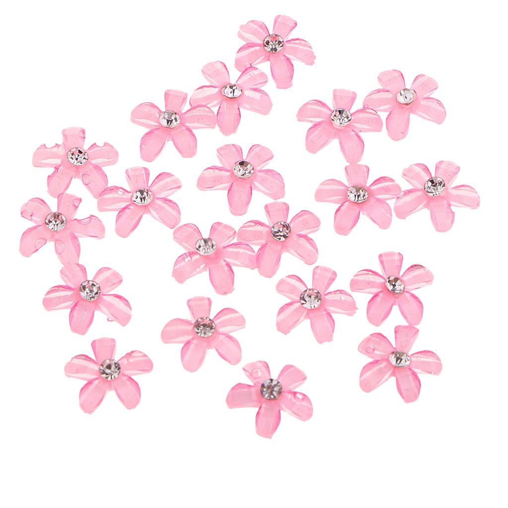 Resin Rhinestone Buttons Crystal Applique Decorative Buttons for Clothes Decoration Sewing Ornaments Craft Projects