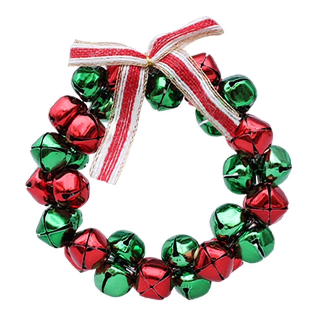 Christmas Bell Garland Accessory Party Supplies Wall Hanging Ornament for Christmas Tree Anniversary Window Bedrooms Outdoor