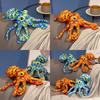Soft And Huggable Leopard Print Octopus Plush Toy For Kids Ocean-themed Fun