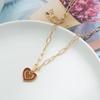 2023 personalisierte Mode Herz-förmigen Temperament Charme Elegante Hochwertige Halskette Anhänger