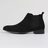 Men's Square Toe Chelsea Ankle Boots - Versatile Fashion Short Boots