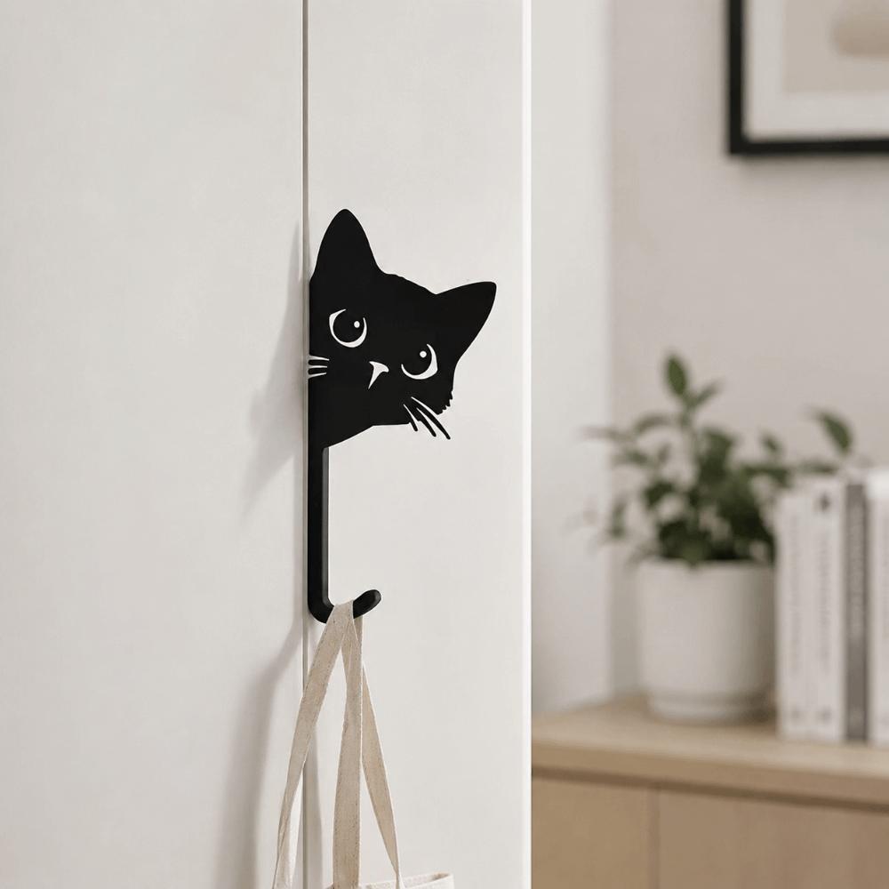 3D Printed Kitten Wall Hooks Decorative Hanging Hook Wall Decorations Key Holder Home