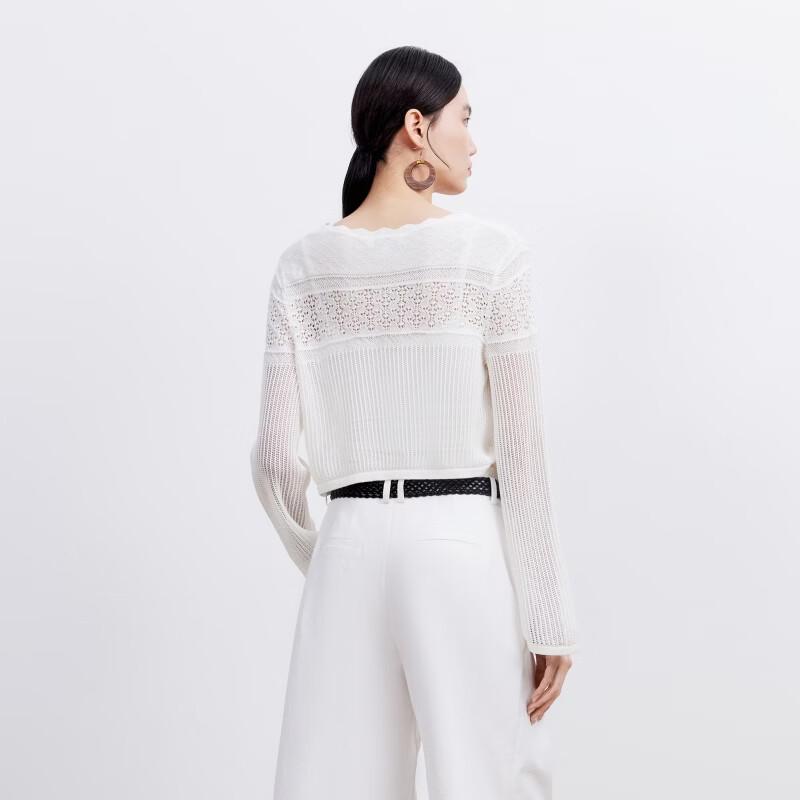 VEROMODA Women's V-Neck Knit Cardigan with Lyocell