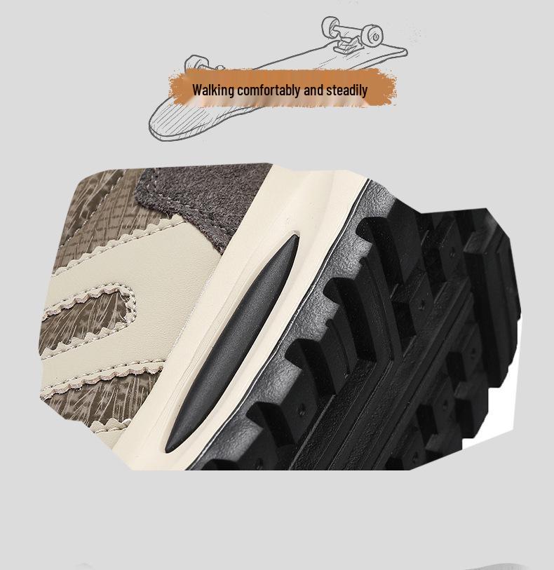 Forrest Gump Men's 2025 Spring Running & Casual Height-Boost Dad Shoes with Versatile Thick Sole