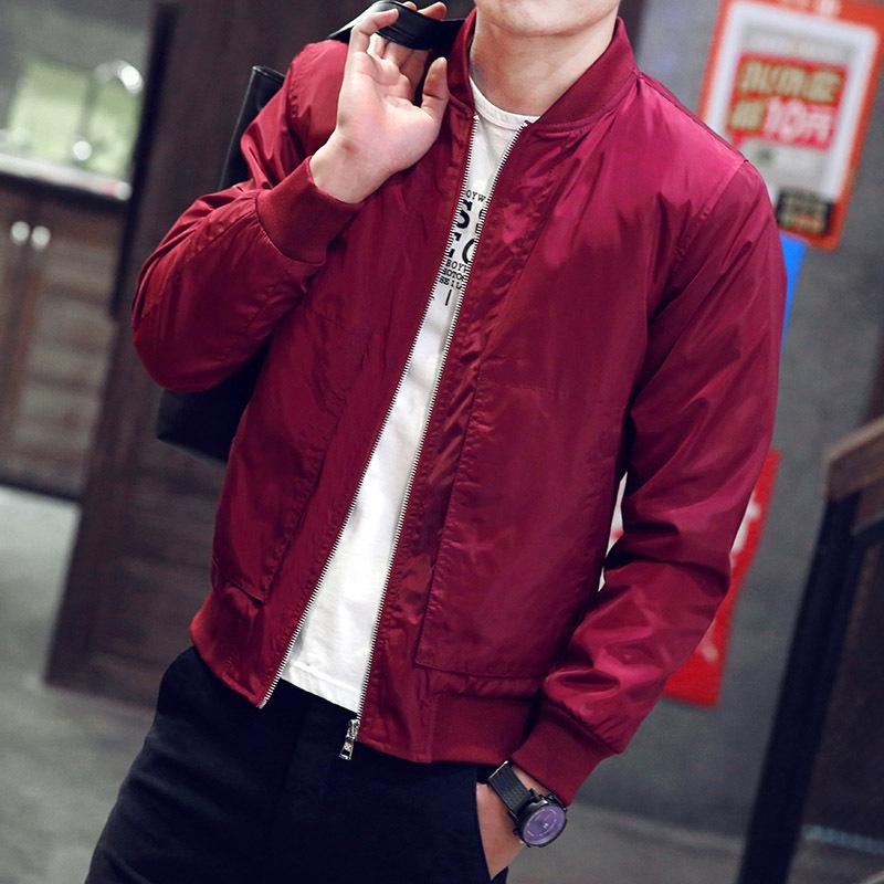 Primavera Y Otoño Hombre Casual Chaqueta Stand Collar Chaqueta Uniforme de  Béisbol Masculino Chaqueta Abrigo comprar a buen precio — entrega gratuita,  reseñas reales con fotos — Joom