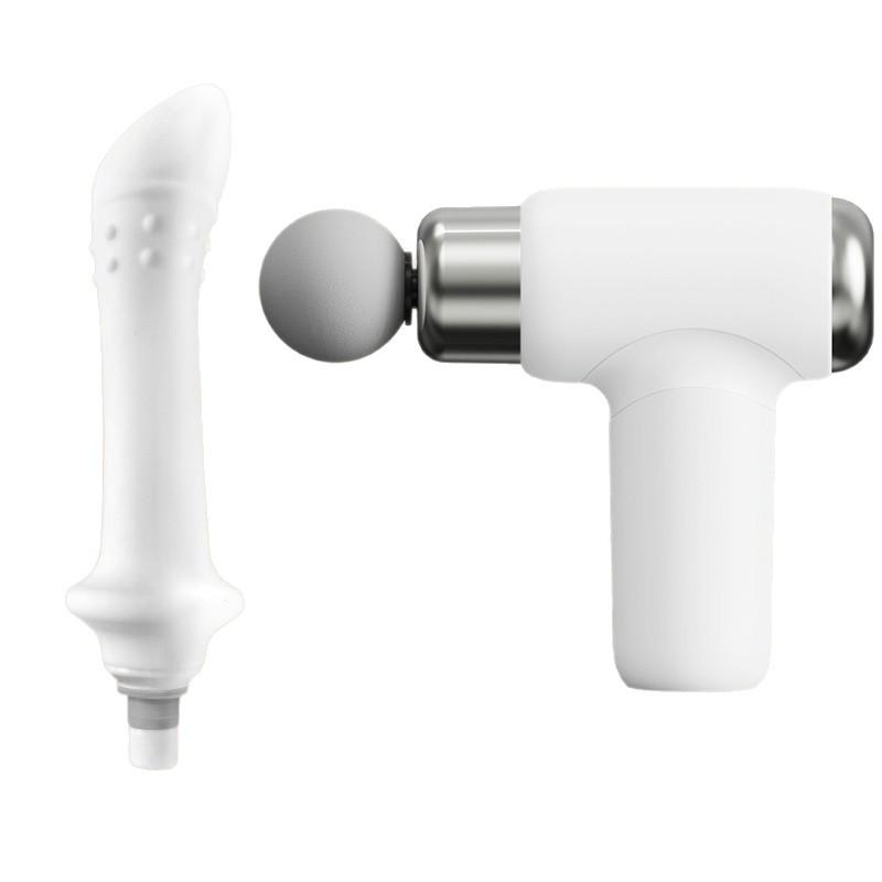 Wielofunkcyjny silikonowy adapter głowicy masującej do pistoletu do masażu tkanek głębokich - Cichy i kreatywny design