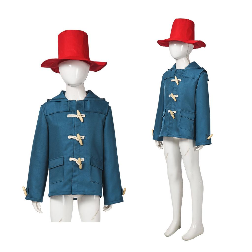 Paddington bear cos suit Paddington bear blue coat movie role performance suit C suit