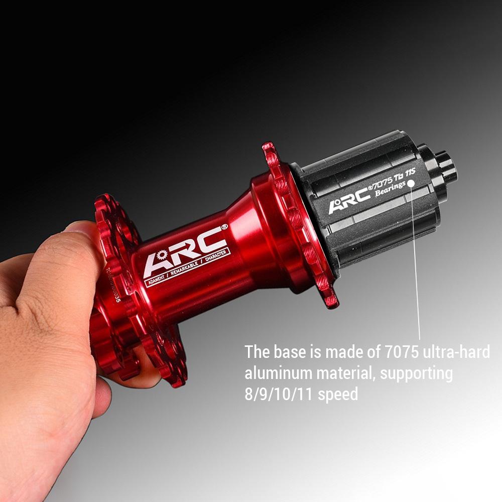 1 Pair MTB Bike Hub Front Rear HG 8-11 Speed 4 Claws 36 Holes Disc Brake Hubs with Quick Release