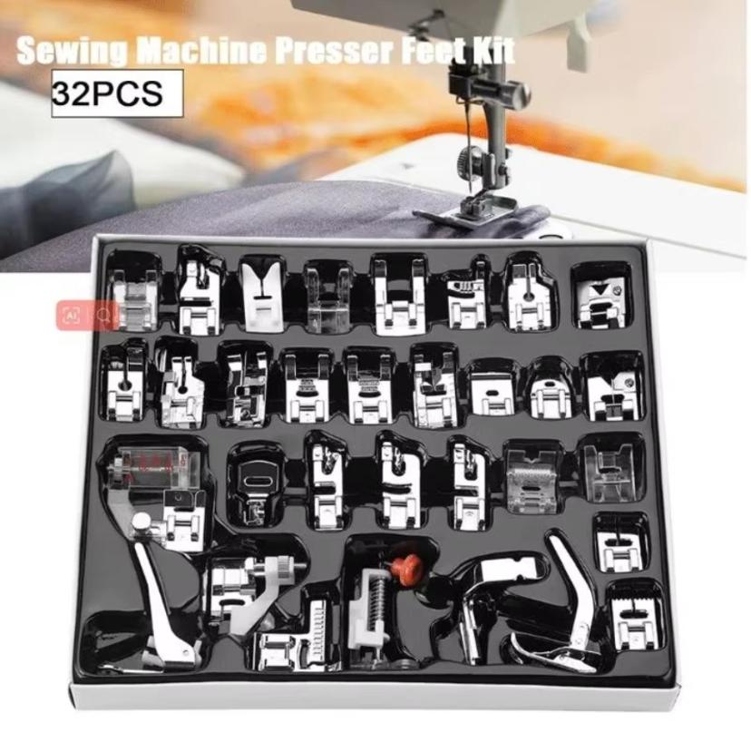 1 Set Multi Functional Home Sewing Machine Presser Foot 32 Pie Deluxe Presser Foot Set