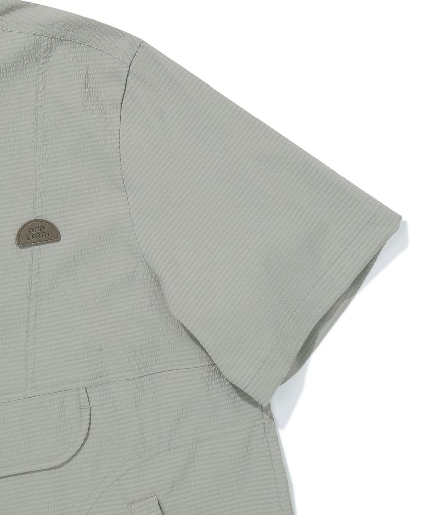 Bbc Earth Cutline Half Anorak Light Khaki