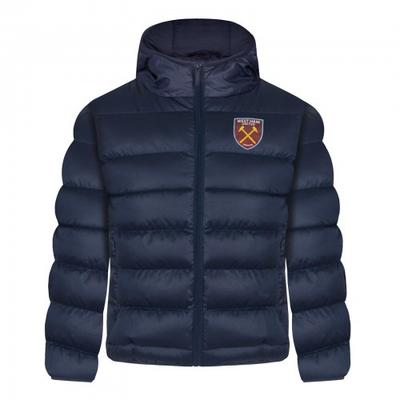 Boys Crest Quilted Jacket