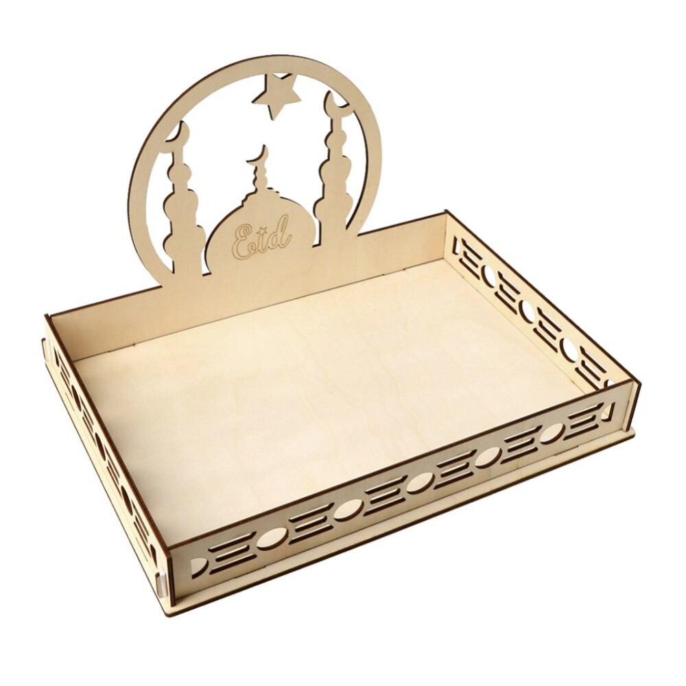 Wooden Ornaments Table Decorations for Breakfast Dinner Dessert Pastry