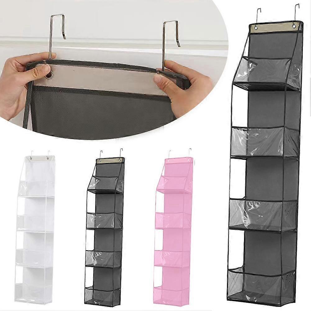 Multi-Functional Fabric Hanging Bag For Behind The Door Multi-Layer Storage