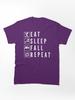 Fall Guys Eat Sleep Fall Repeat Classic T-Shirt