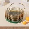 Elegant Transparent Vinegar and Snack Dish - Food Grade Plastic Plate for Dipping Sauces