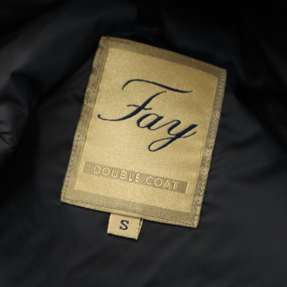 Unused Fay Made In Italy Down Jacket S Charcoal Black Men's Used