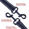 1.6ft Dual Dog Leash Attachment Double Leads for Small To Large Dogs Adjustable Shock Absorbing Bungee Pet Training Leash