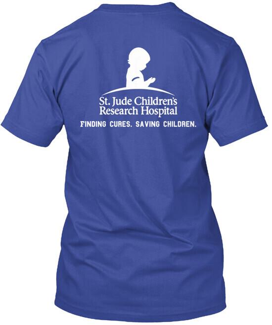 

Infinity Logo St Jude Donation T-shirt Made in the Size S to 5XL Unisex T-Shirt L