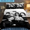 Kpop idle Colorful Dreams 3pcs Bedding Set,Including 1pc Duvet Cover And 2pcs Pillowcases Perfect Gift for Christmas,Ideal for Bedroom, Dormitory