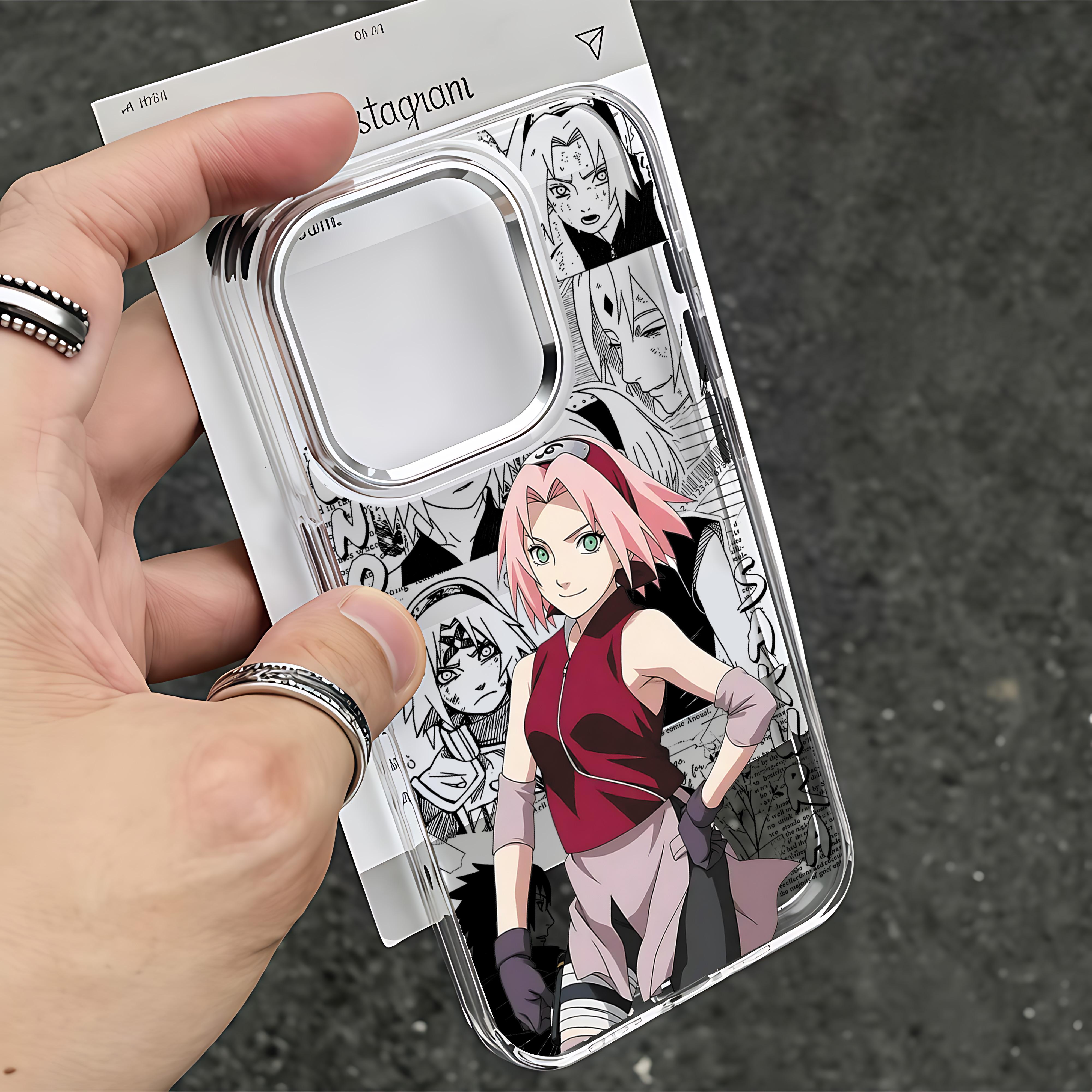 

Anime Harunos Sakuras Phone Case For iPhone 17e 17 16e 16 15 14 13 12 11 mini Pro Max X XR XSMAX 8 7 Air Plus Clear iPhone 11