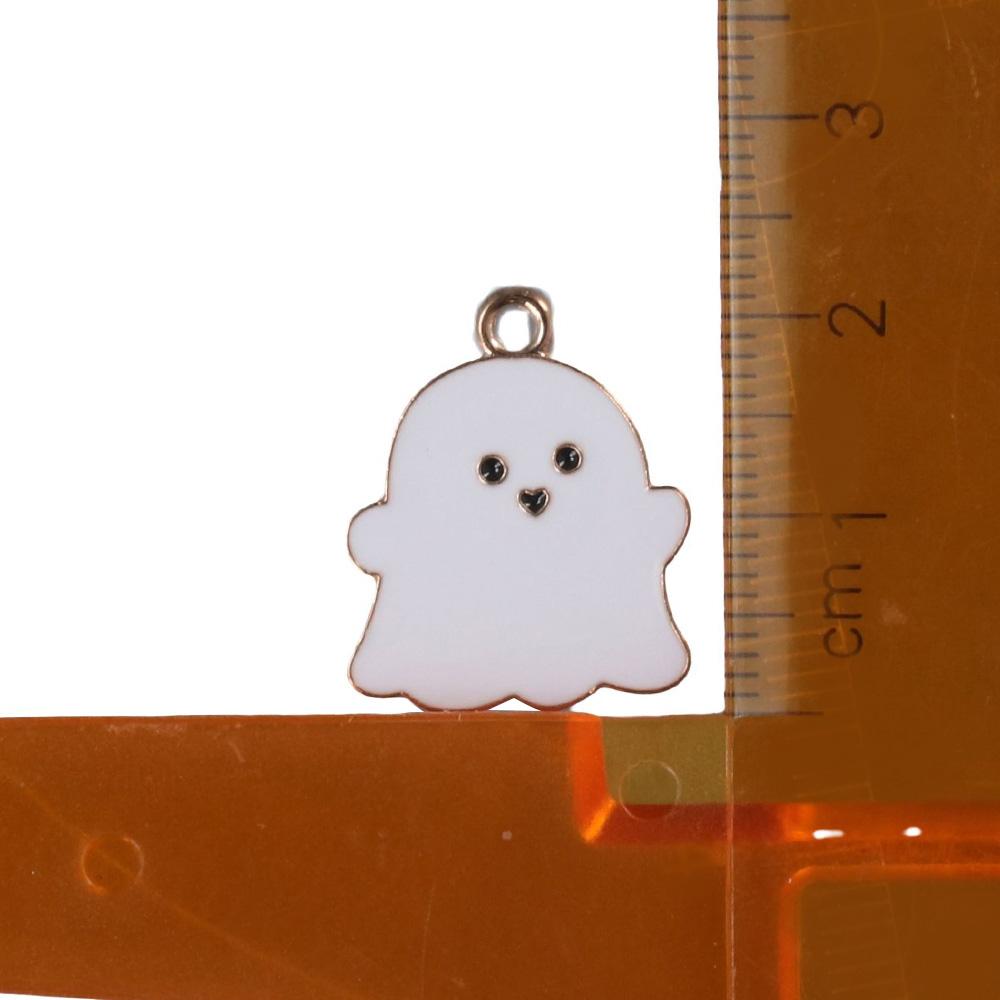 Slitinová smaltovaná bílá kouzla ducha duchů