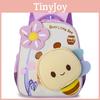 Cartoon Backpack Childrens With Small Bees And Flower Decorations For Use Daily