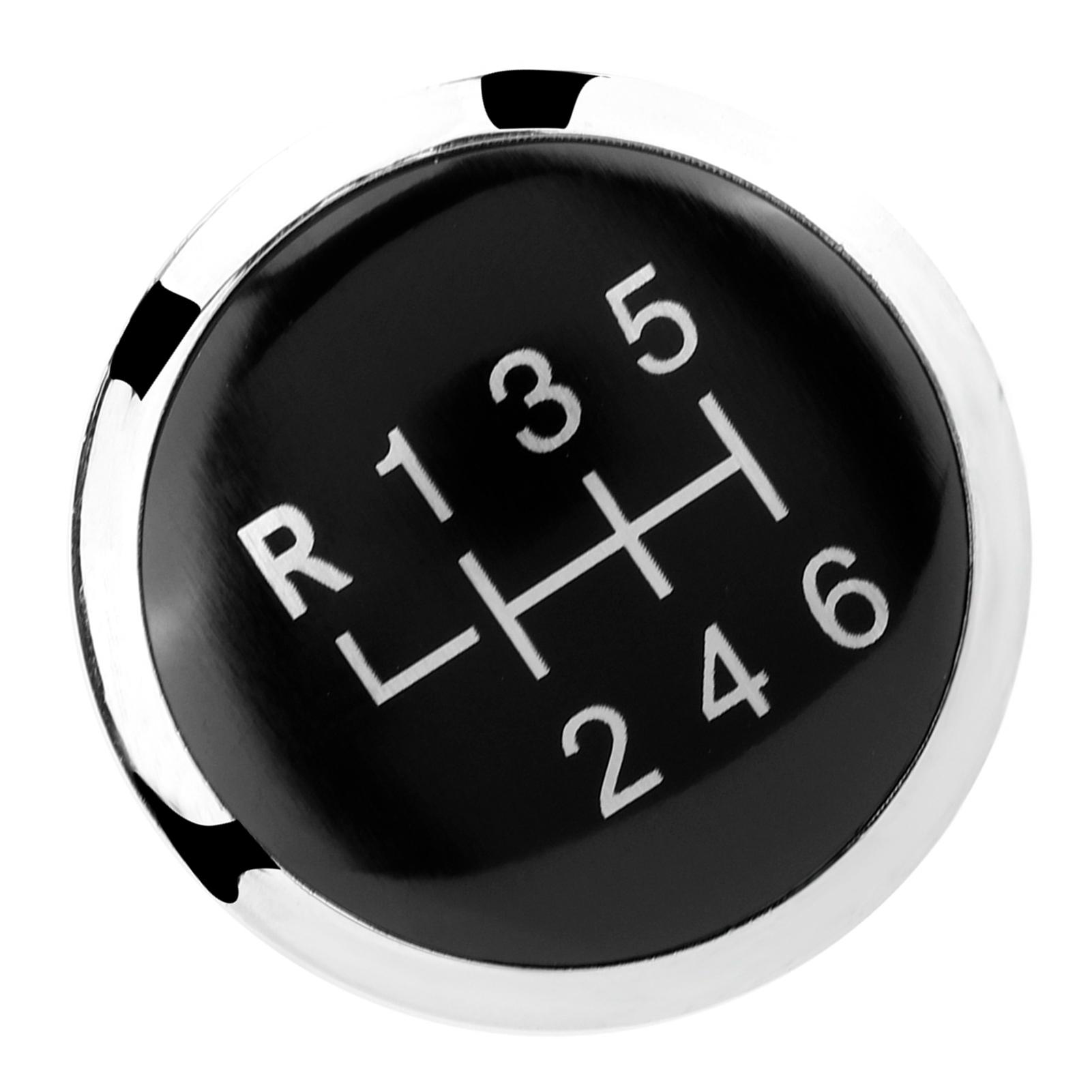 

1 Pc 6 Speed Gear Shift Knob Stick Cover Cap Emblem Badge For VW T5 T5.1 Gp 2003-2011 Replacement Car Styling Accessories чёрный