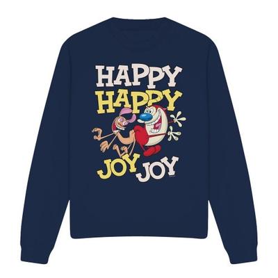 Ren & Stimpy Unisex Adult Happy Happy Joy Joy Sweatshirt