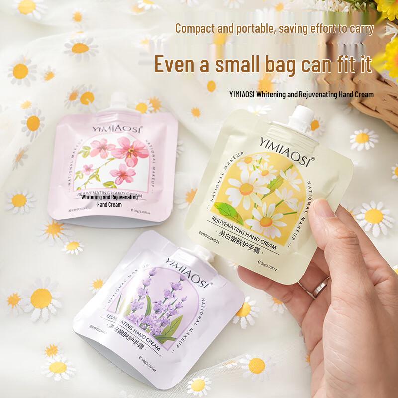 Yi Miao Si Whitening & Moisturizing Hand Cream, 30g x 30-Pack