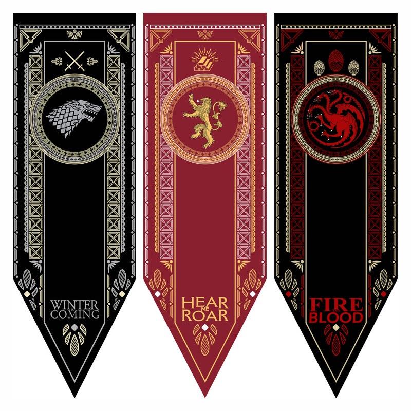 Authentic Game Of Thrones Got House Sigil Tournament Banner Flag Poster Decal