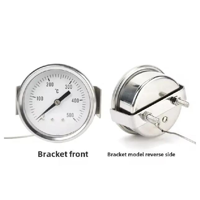 500degree Pizza oven thermometer, kiln thermometer Stainless steel high-temperature resistant pointer thermometer