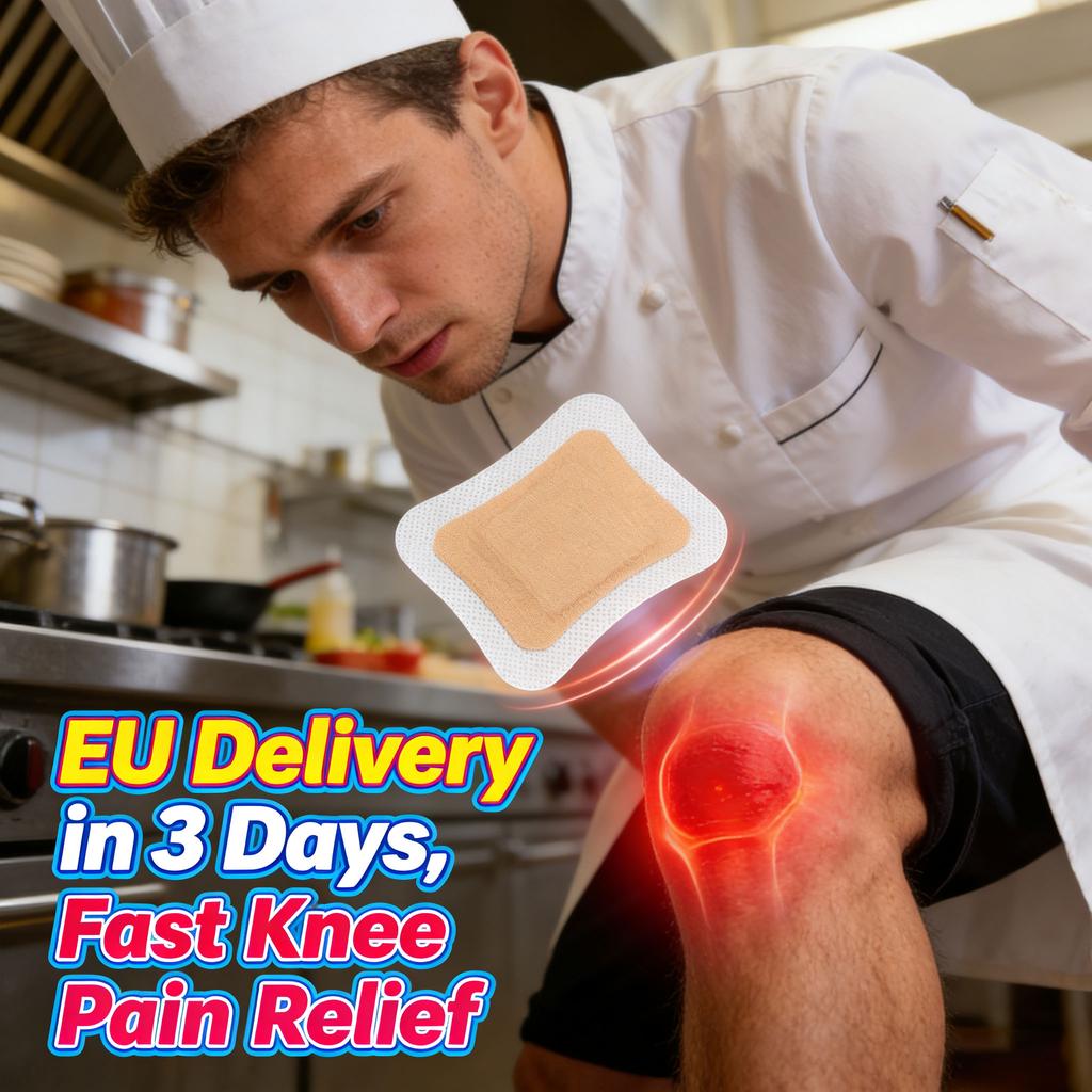 Long-Lasting Knee Joint Relief Patch - Organic Herbal Gentle Non-Irritating