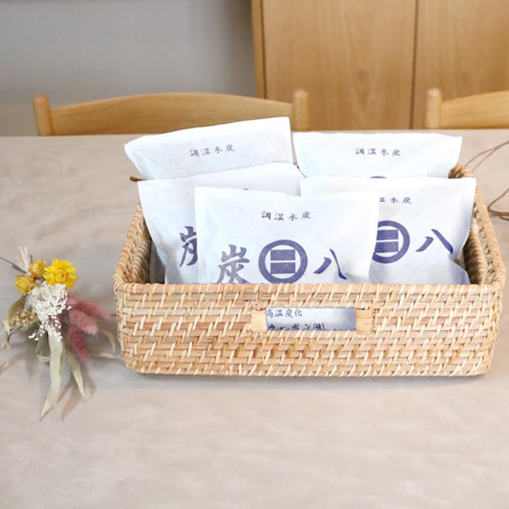 Izumo Carbon Charcoal Hachi Single-Layer Bag, Set of 5 Bags, Izumo Carbon, Izumoya Charcoal Hachi, Dehumidifying and Deodorizing