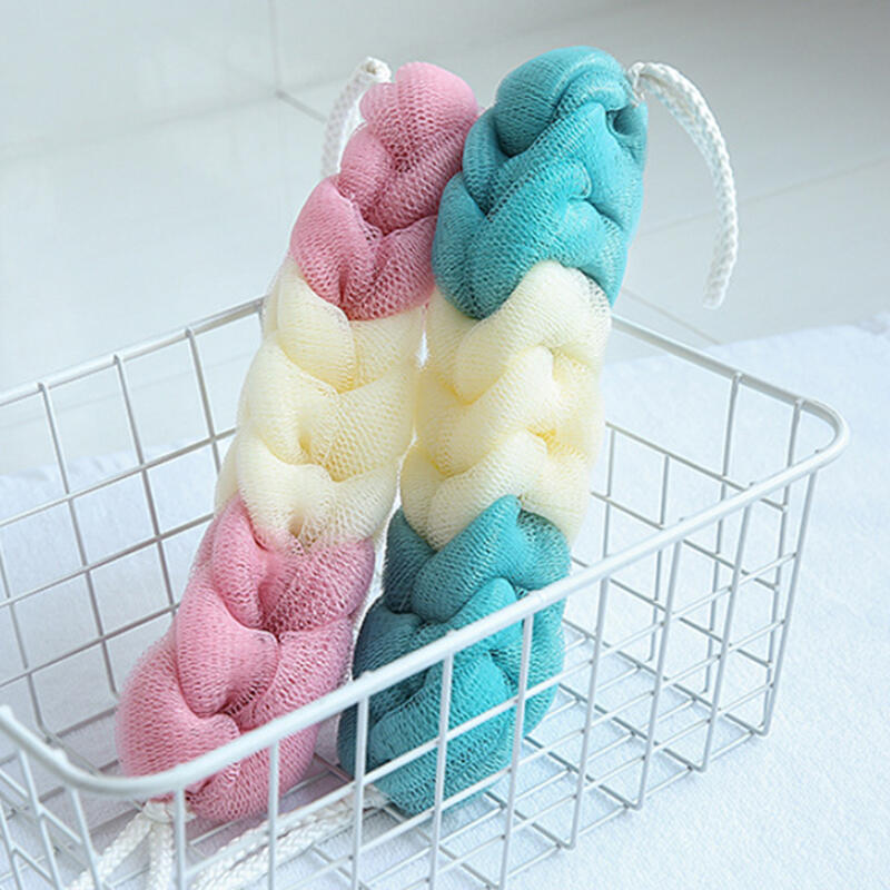 Bubble Bath Shower Long Towel DD-11059 pink