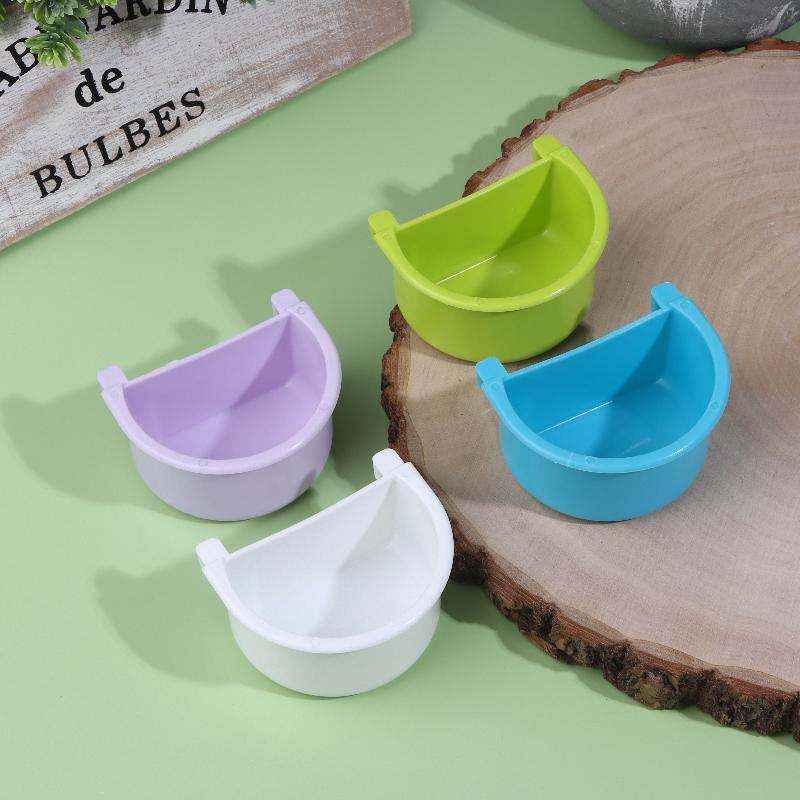 Nowe 5 sztuk Karmnik dla ptaków Łatwy w montażu Miska karmnik do klatki dla małych zwierząt Papużka falista Papuga Nimfa Nimfy Miłość