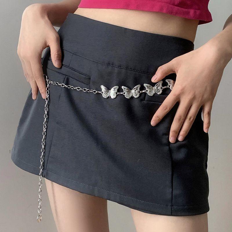 Inspired Vintage Butterfly Metal Waist Belt For Women Unique Design Chic Style Perfect For Autumn