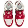Jordan Air Jordan 1 Abrasion Resistant Abrasion Resistant Mid top Vintage Basketball Shoes Women's Red White BQ6472-119