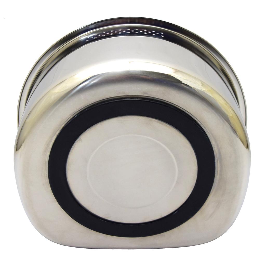 Takagi Stainless Steel Washtub with Rubber and Drain TAKAGI D-Shaped Hole, Silver, Kitchen, Takagi,